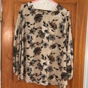 Floral Long Sleeve Blouse
